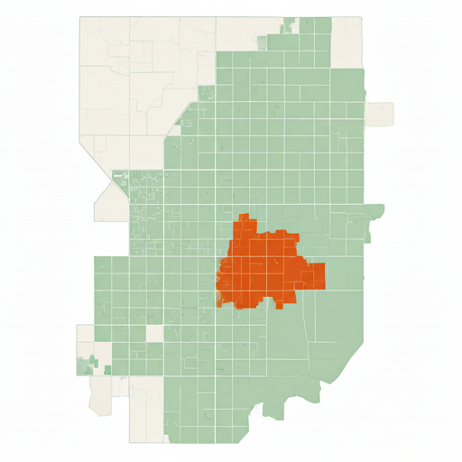 Map of Corcoran, MN showing Heritage Masonry service coverage
