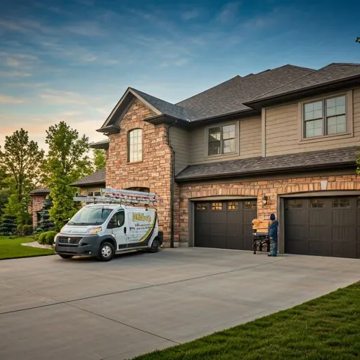 Heritage Chimney Services branded service van in Bloomington, MN